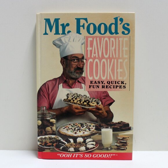 Mr. Food's Favorite Cookies by Art Ginsburg Hardback Cookie Cookbook - Picture 1 of 15